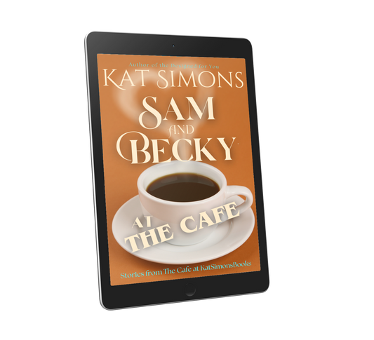 Sam and Becky at the Cafe