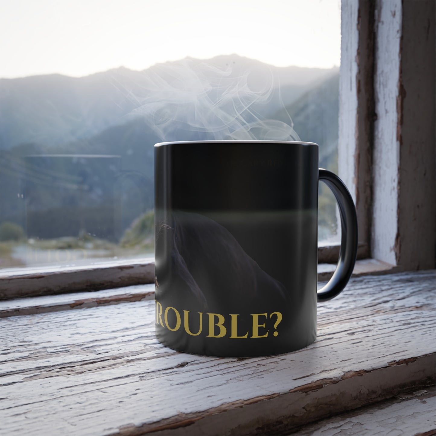 Got Trouble? Color Morphing Mug, 11oz