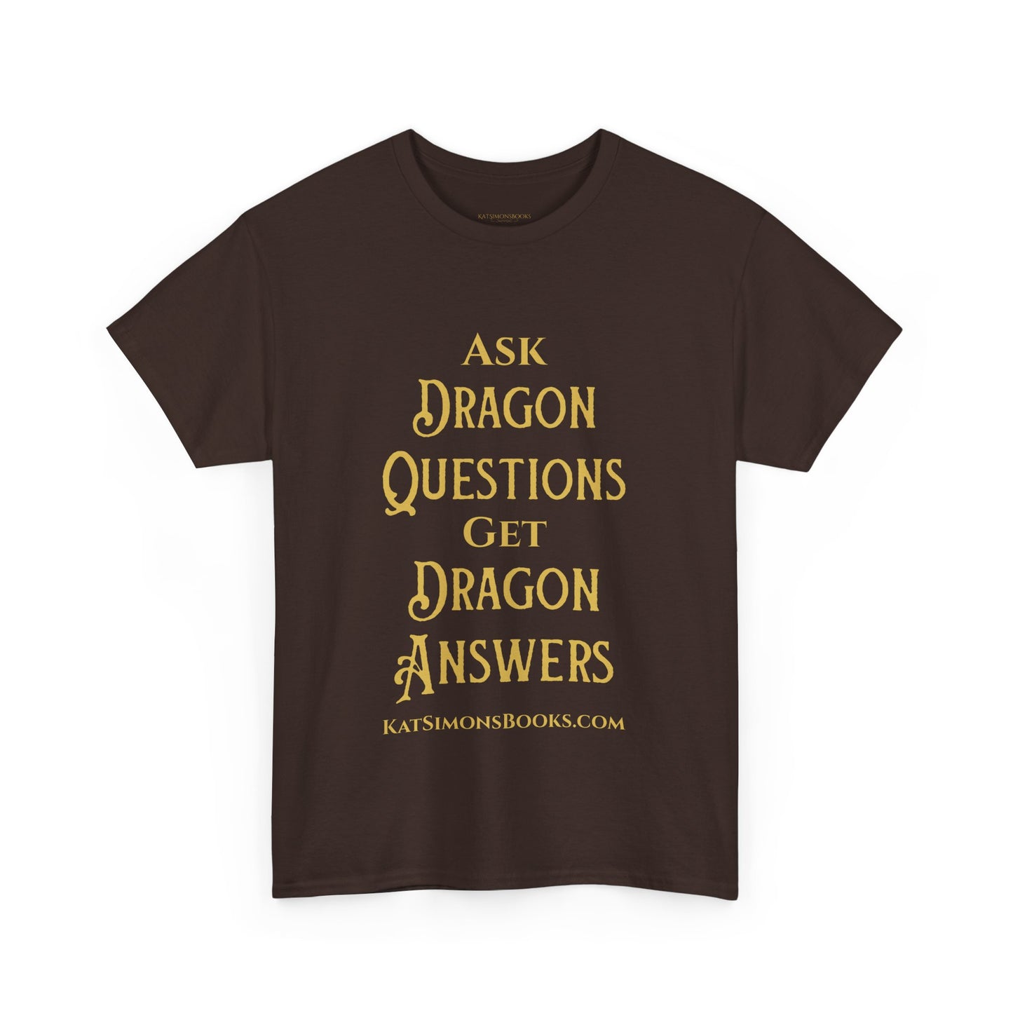 Ask Dragon Questions Unisex Heavy Cotton Tee