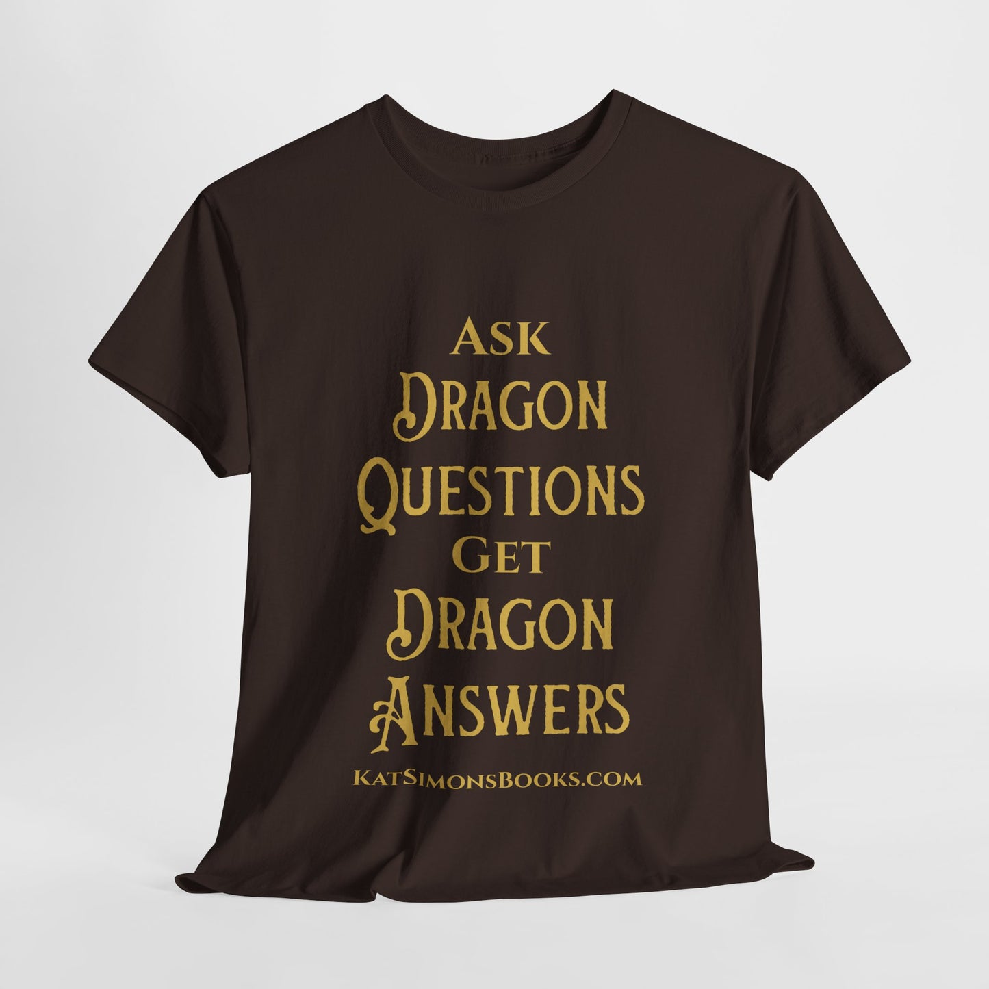 Ask Dragon Questions Unisex Heavy Cotton Tee