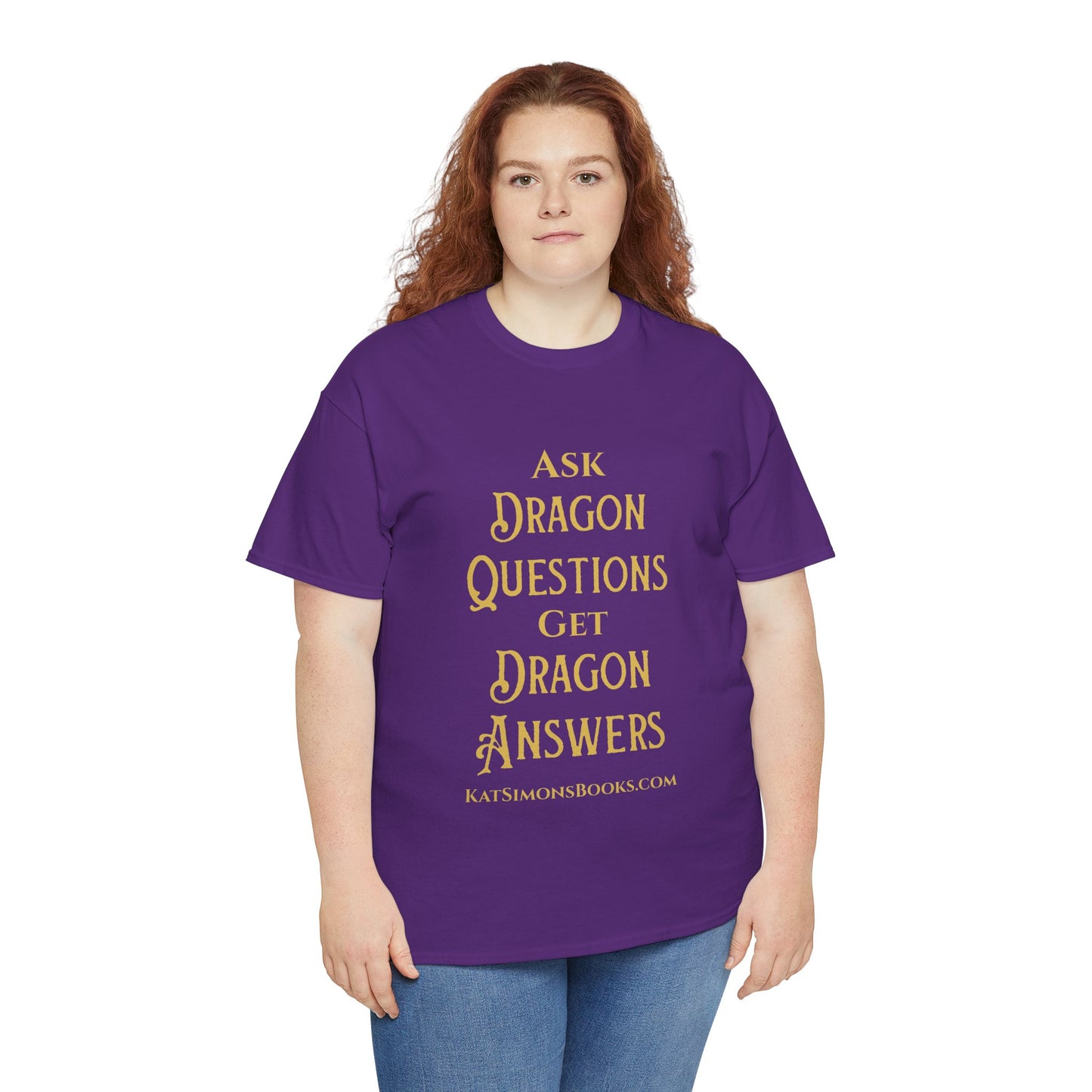 Ask Dragon Questions Unisex Heavy Cotton Tee