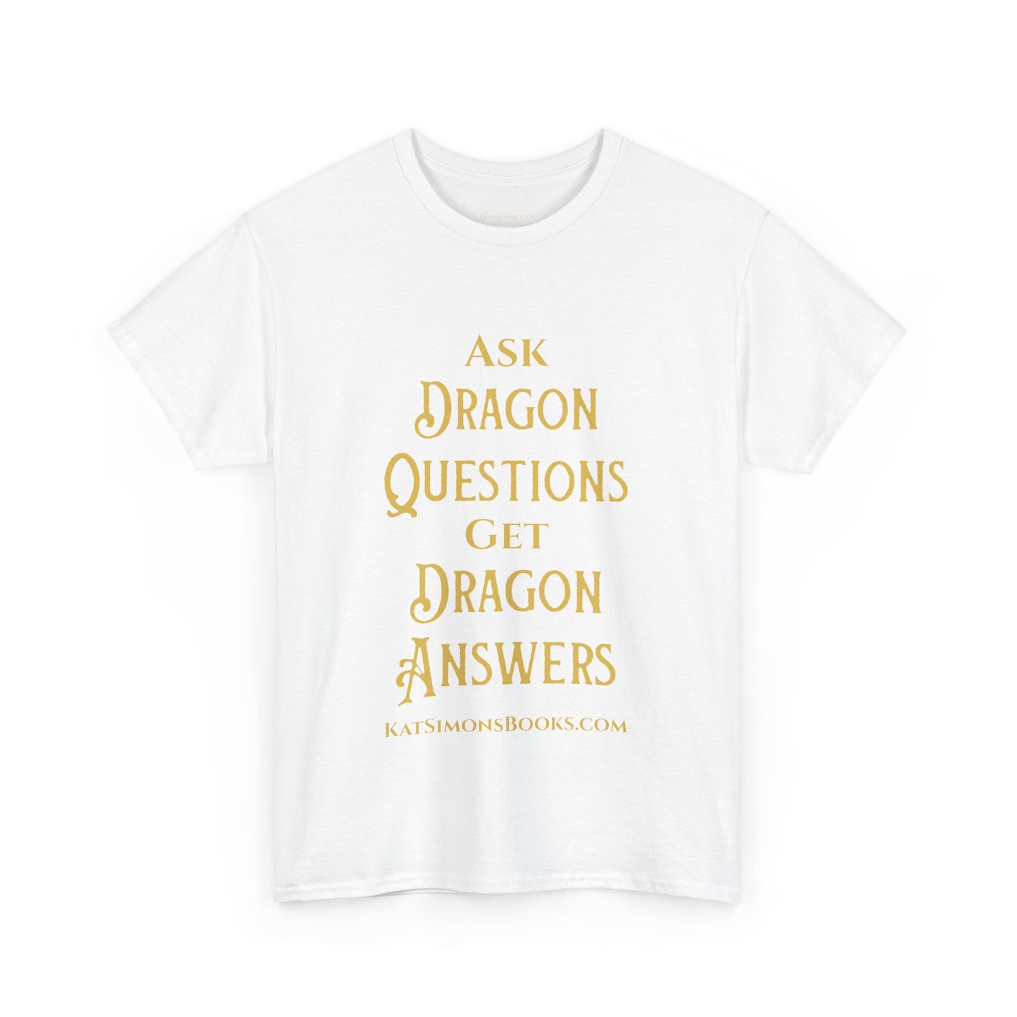 Ask Dragon Questions Unisex Heavy Cotton Tee