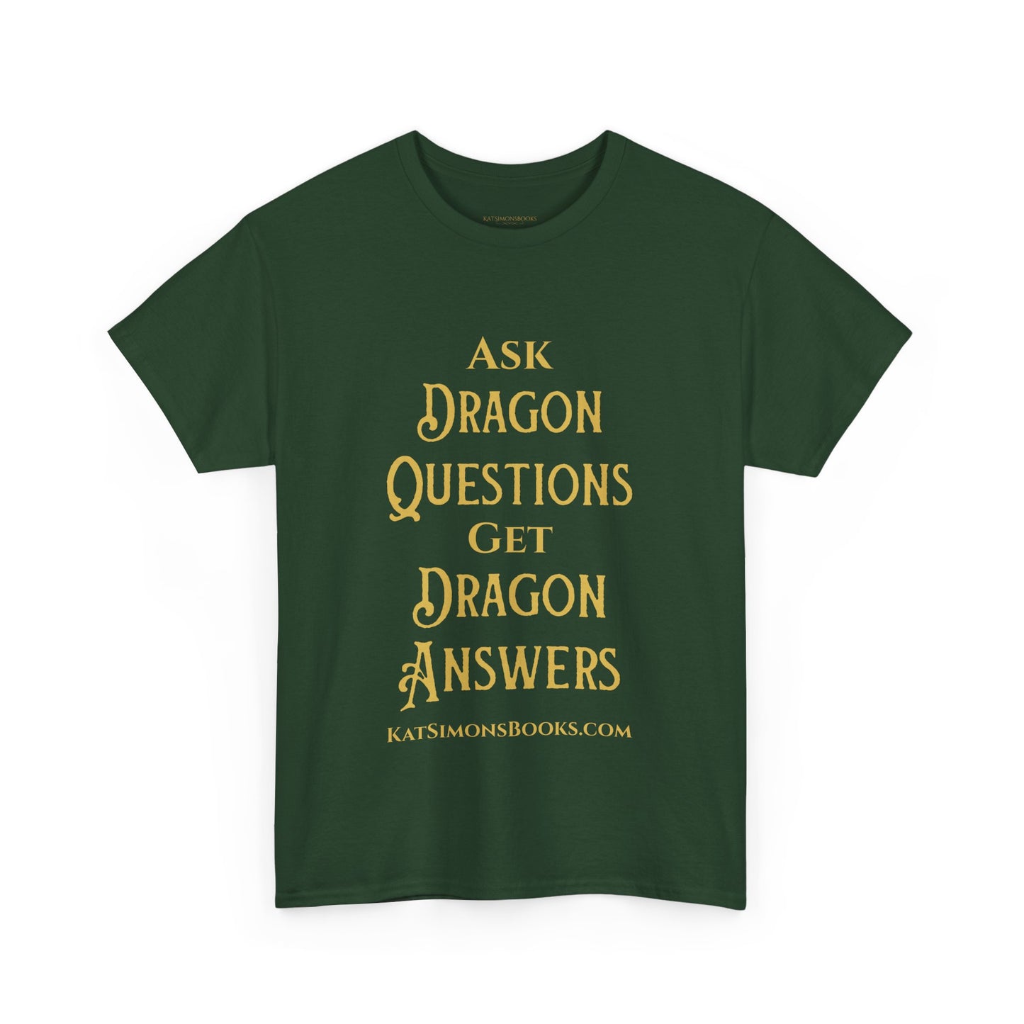 Ask Dragon Questions Unisex Heavy Cotton Tee