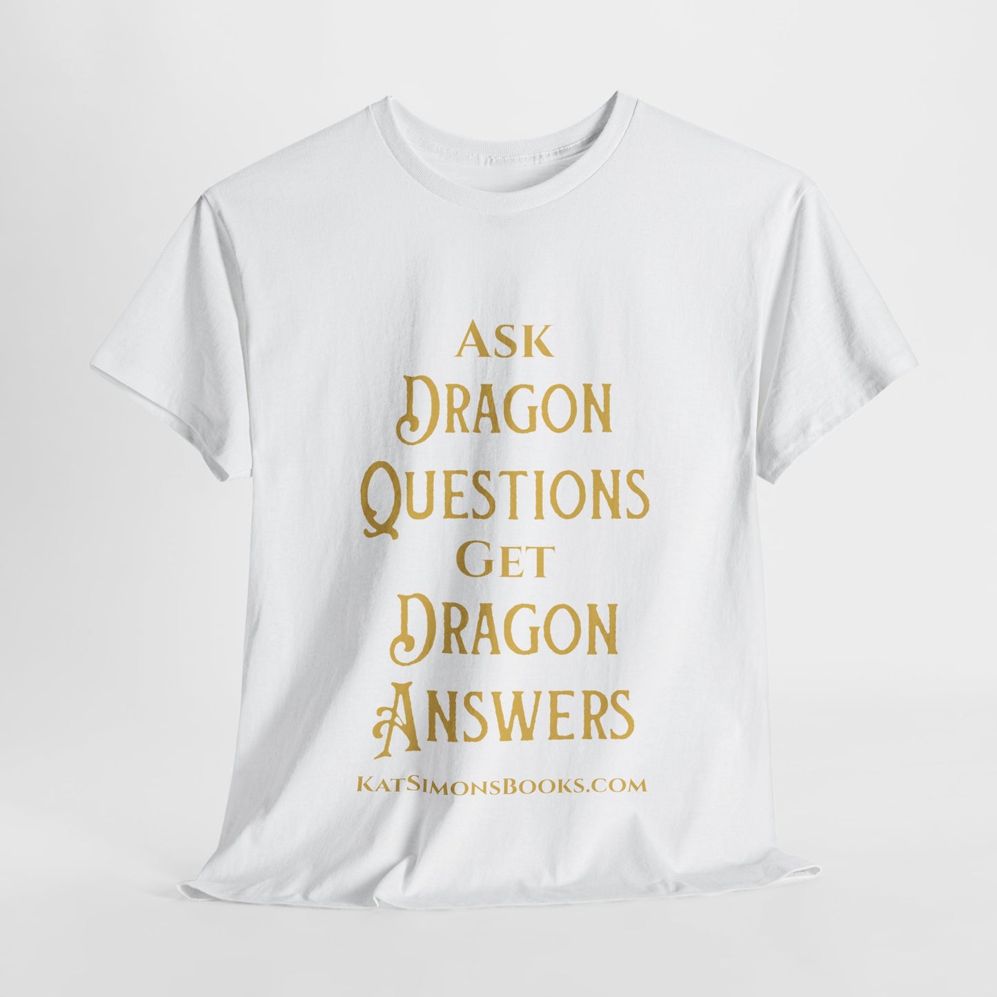 Ask Dragon Questions Unisex Heavy Cotton Tee