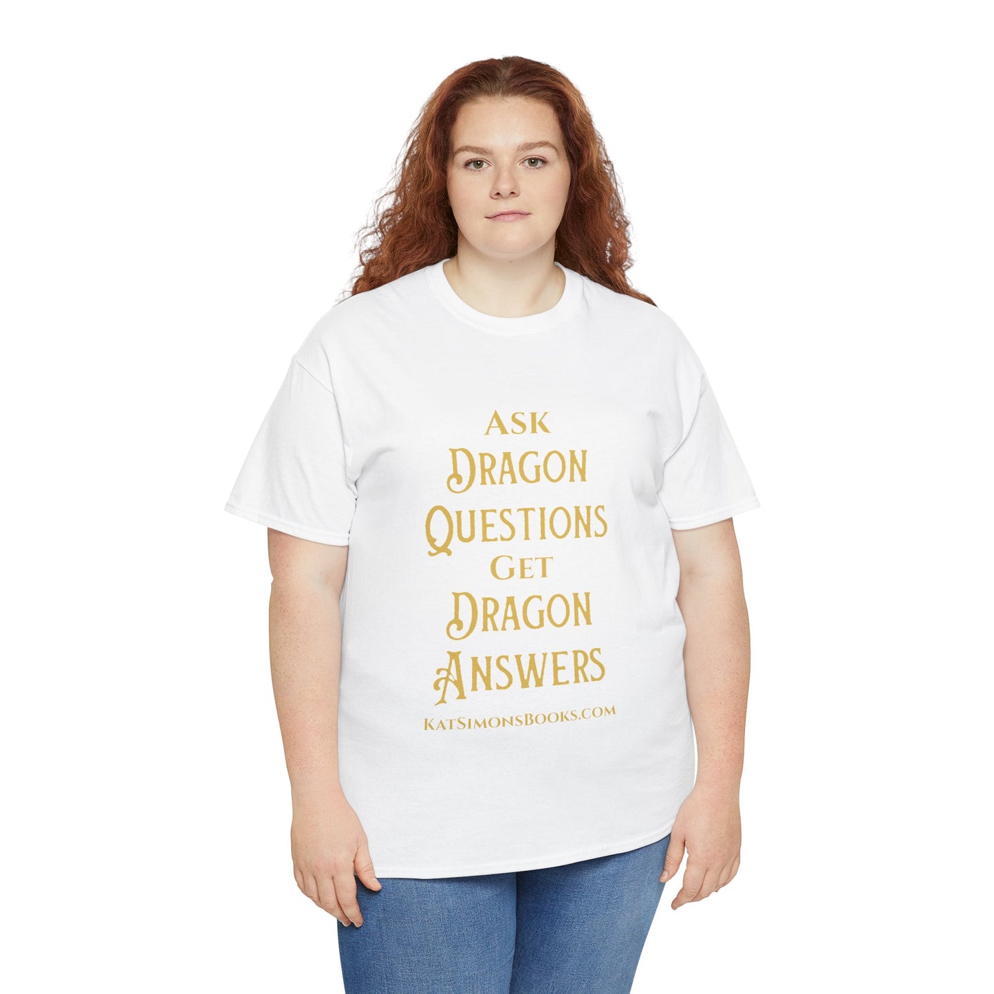Ask Dragon Questions Unisex Heavy Cotton Tee