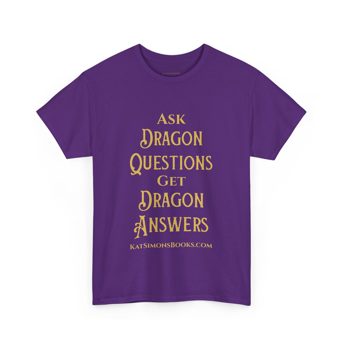 Ask Dragon Questions Unisex Heavy Cotton Tee