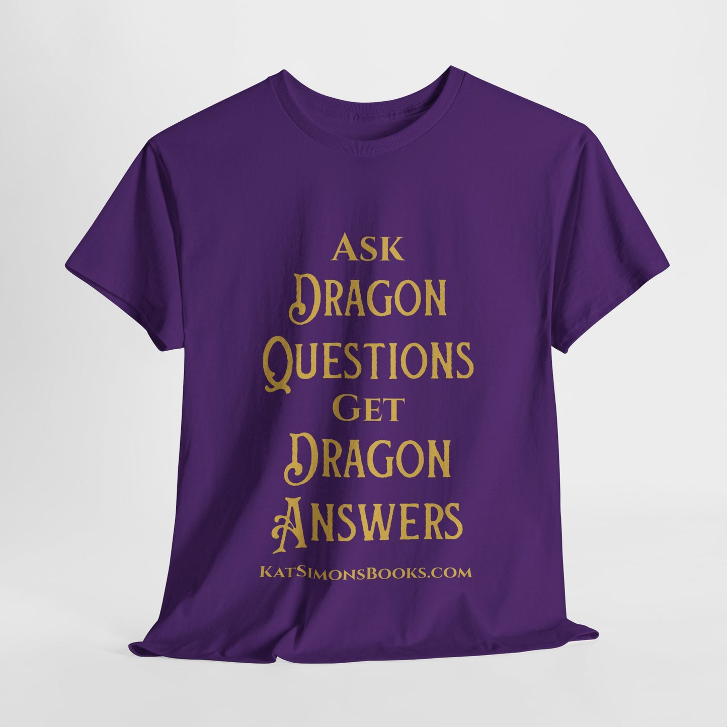 Ask Dragon Questions Unisex Heavy Cotton Tee