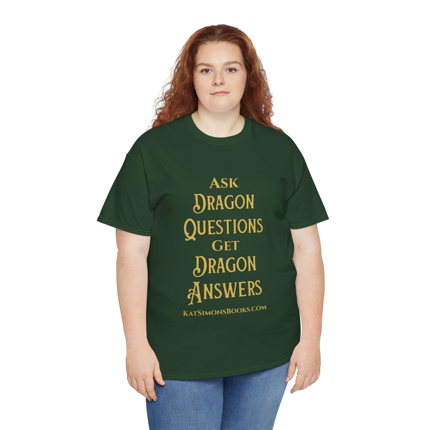 Ask Dragon Questions Unisex Heavy Cotton Tee