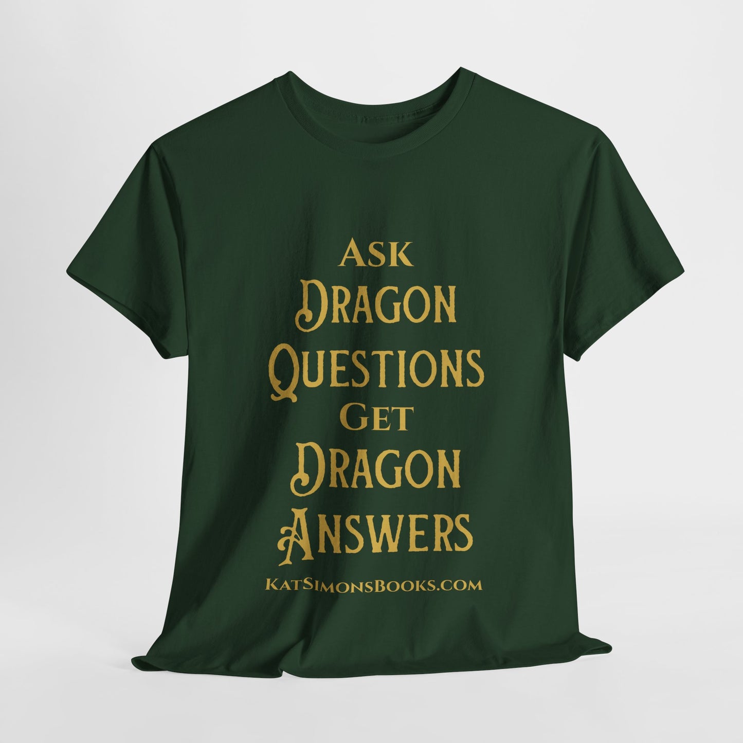 Ask Dragon Questions Unisex Heavy Cotton Tee