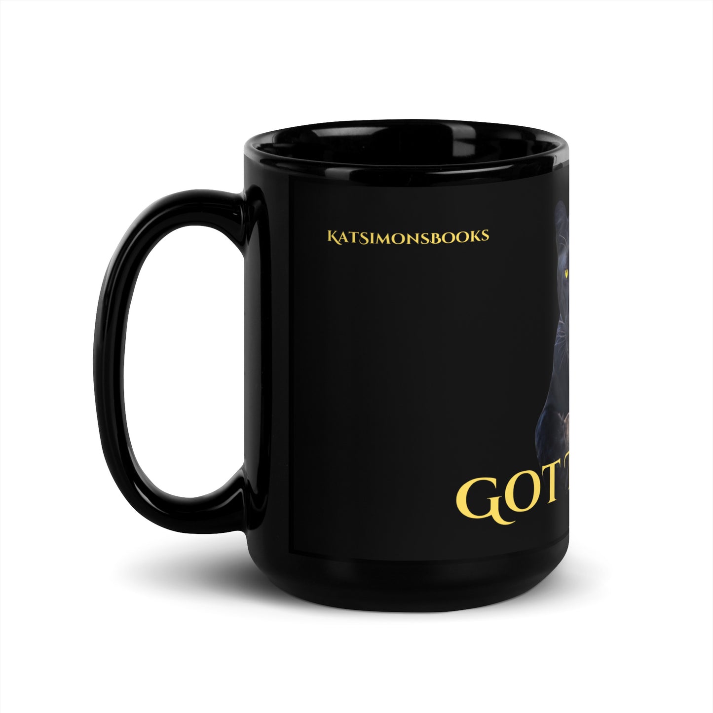 Got Trouble? Black Glossy Mug