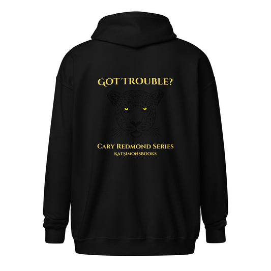 Got Trouble? Unisex heavy blend zip hoodie